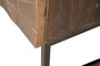 GINER Y COLOMER Mueble TV de madera de mango y cobre marrón